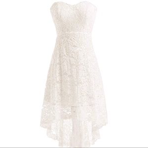 Lace rustic wedding dress!!